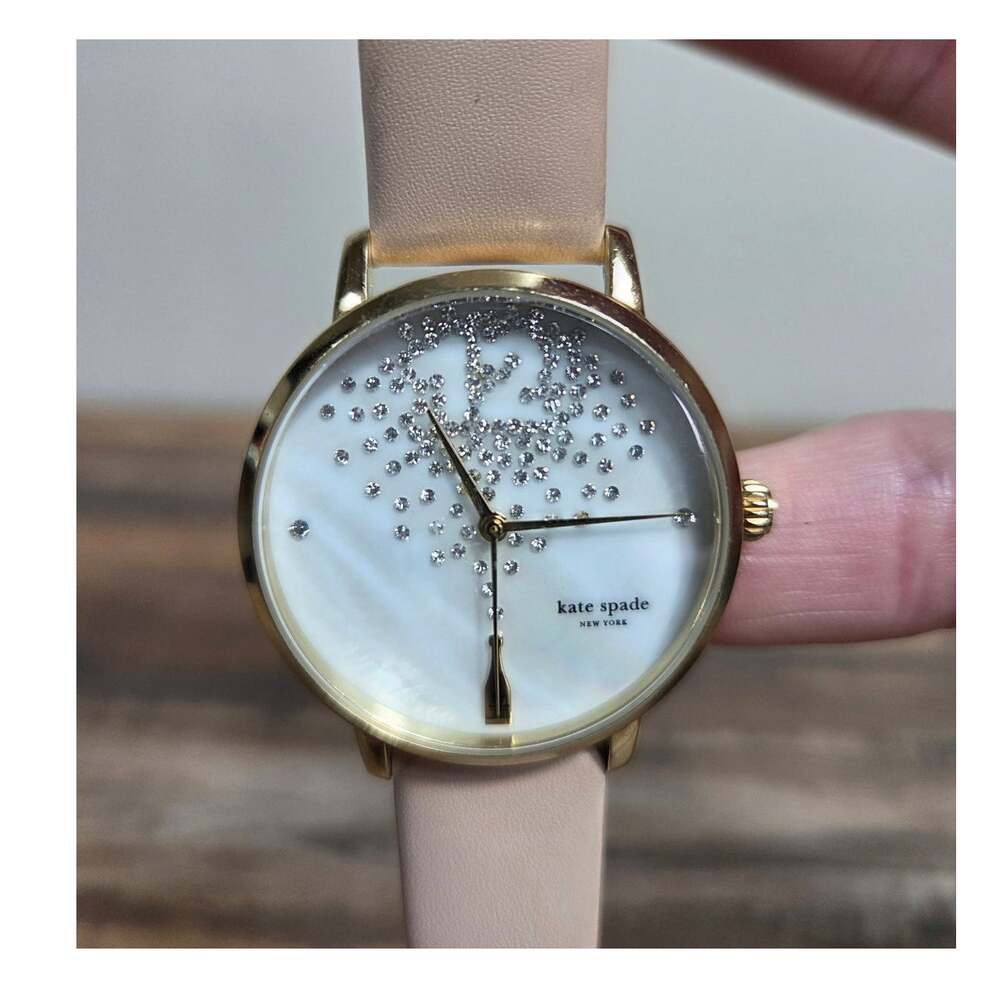 Kate Spade Woman's New York Champagne at Midnight Metro Watch Gold & Blush